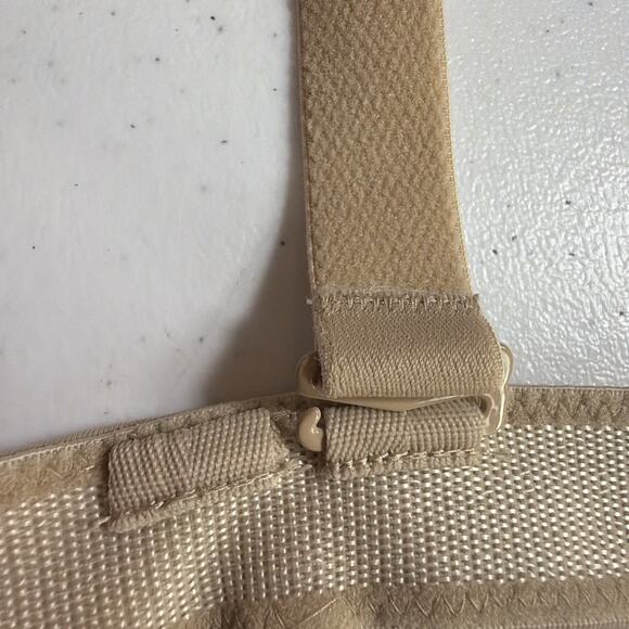 Cacique Beige Boost Multi-Way Strapless Bra Nylon Spandex Underwire 46C - Picture 8 of 13